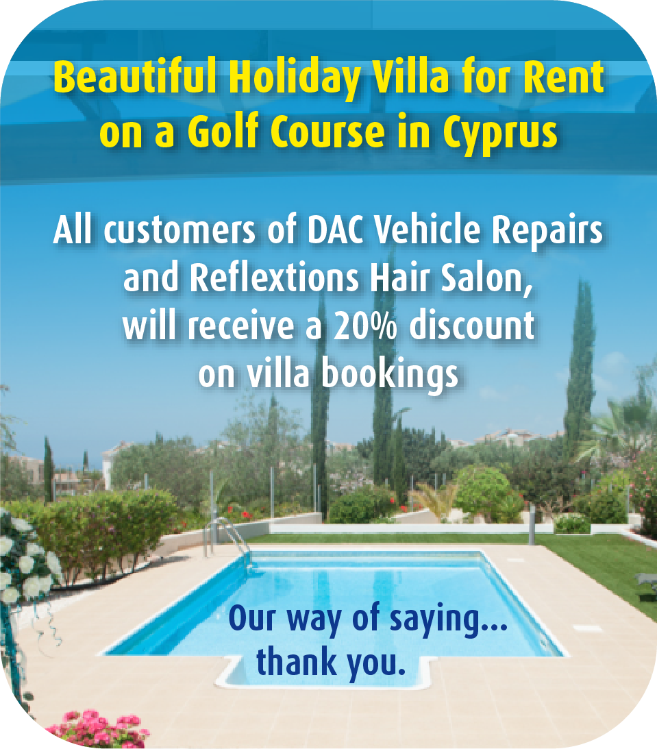 Cherry Villa Rental in Paphos Cyprus