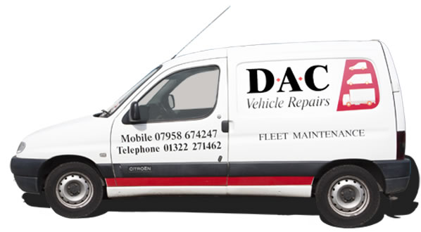 DAC Vehicle Repairs Fleet Maintenance Van